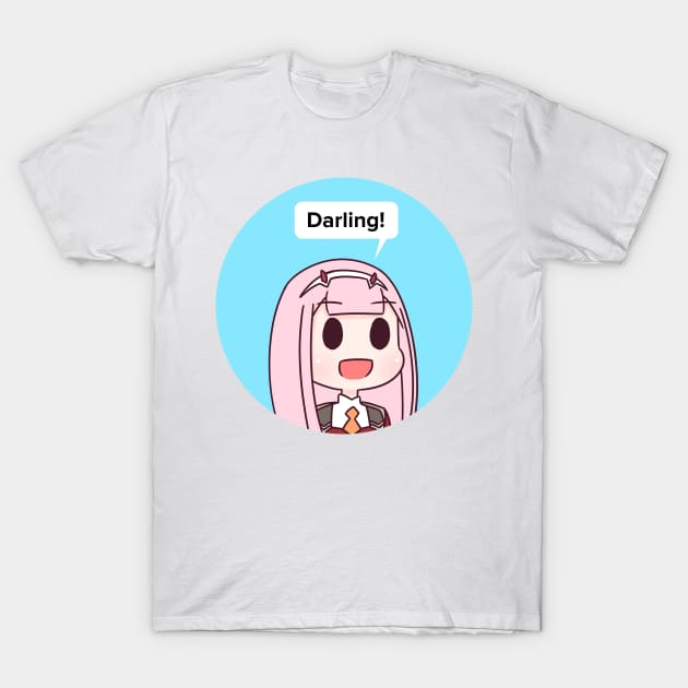 Darling in the franxx zero two T-Shirt by Oricca